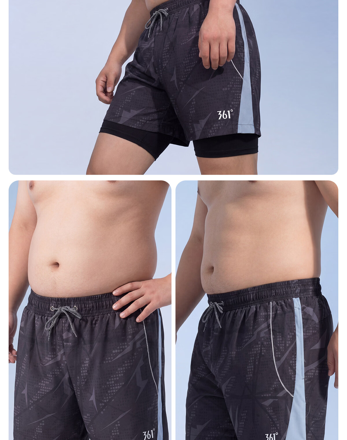 361° Men's Swim Trunks, Plus Size, Extra Large, for 140-260 Jin Weight, Loose-Fitting Swimsuit for Chubby Men, Hot Spring And Swimming Trunks Equipment 13