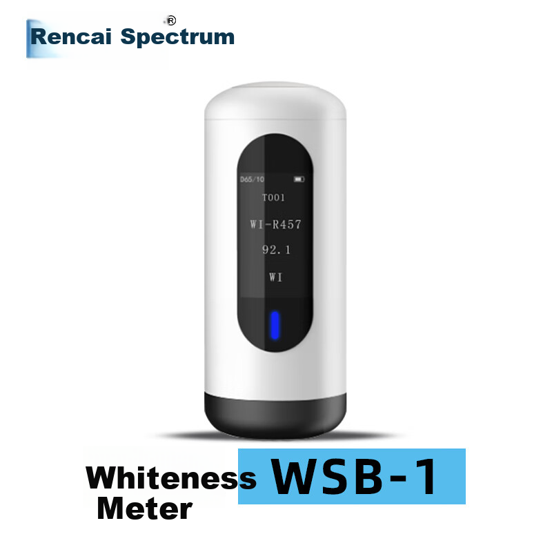 Caipu Whiteness Meter WSB-1 Portable High-Precision Whiteness Tester for Paper Hotel Linen Ceramics R457 Blue Light Whiteness