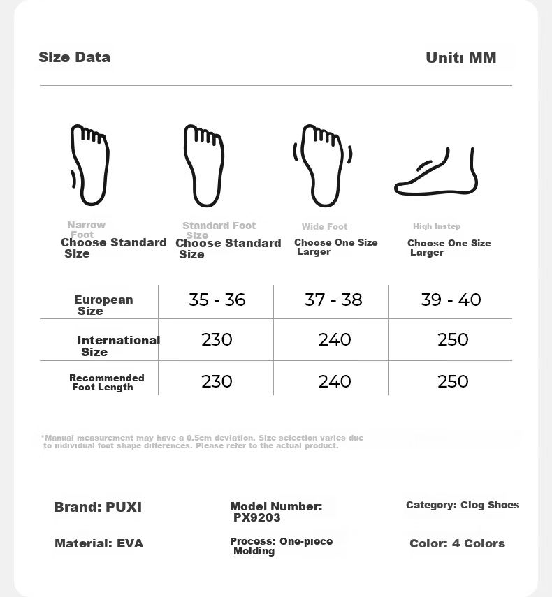 Puxiqinman Women's Summer Breathable Slip-On Hollow Sandals Non-Slip Thick Sole Height Increasing Closed-Toe Soft Beach Slippers 18