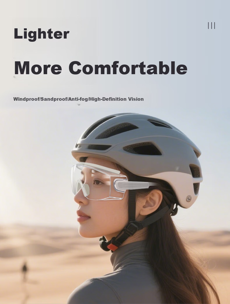WOLSGIN Protective Goggles Cycling Anti-Fog Windproof Dustproof Safety Glasses Industrial Labor Protection Cutting Grinding Splash Impact Resistant 1 Pair 3