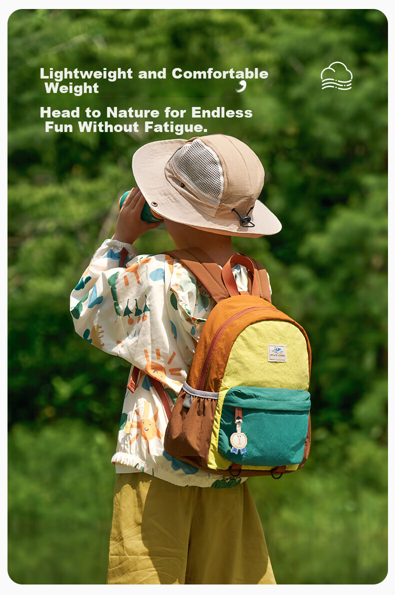 MR.ACE HOMME KIDS Outdoor Lightweight Travel Backpack Kindergarten Primary School 2026 New Melon Oolong S Size School Bag Backpack 2