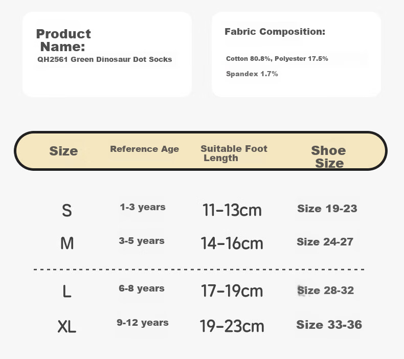 MiiOW Kids Non-Slip Anti-Cold Cotton Autumn Winter Boys Floor Socks Cartoon Green Dinosaur Sports Indoor Baby Socks 3