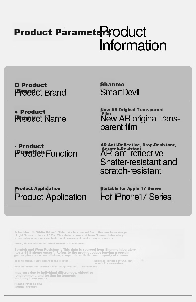 Shanmo Tempered Glass Screen Protector for IPhone 17 Pro Max, Full Coverage Frosted Film with Integrated Dust-Proof Mesh And Dust-Free Chamber, Phone Protective Film 17