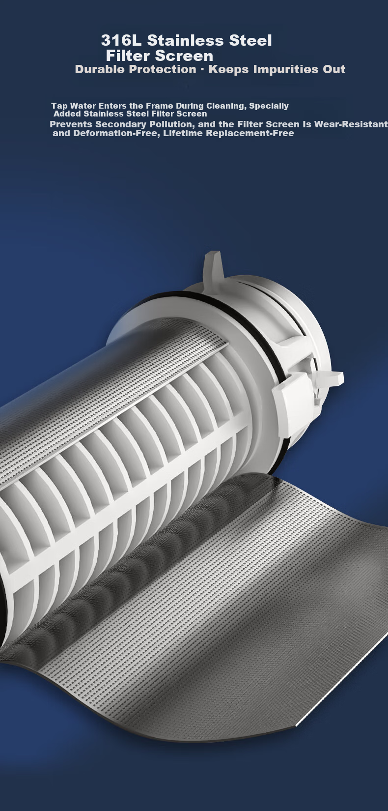 AUX Pre-Filter Universal Installation 10T Backwash Explosion-Proof Lead-Resistant Cold-Resistant Q1pro 10