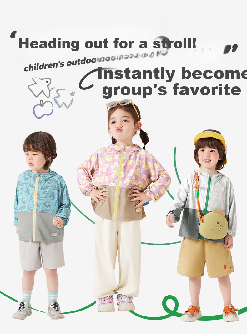 Kocotree KK Tree Kids Sun Protection Jacket UV Protection Breathable Lightweight Spring Summer Coat for Toddlers 17
