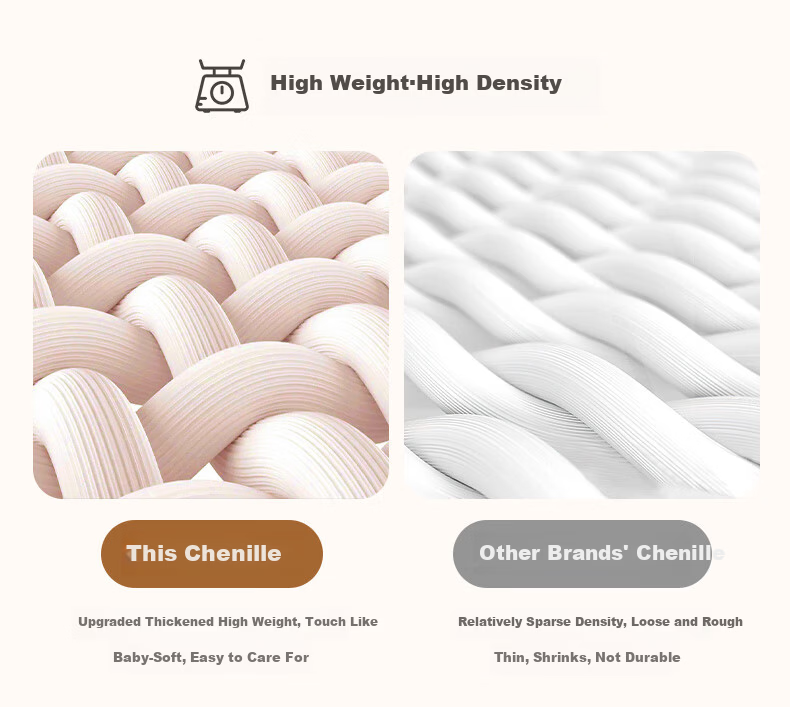 MUJI Premium Sofa Cover All-Season Sofa Throw Full Cover Blanket Cream White 180x380cm 4