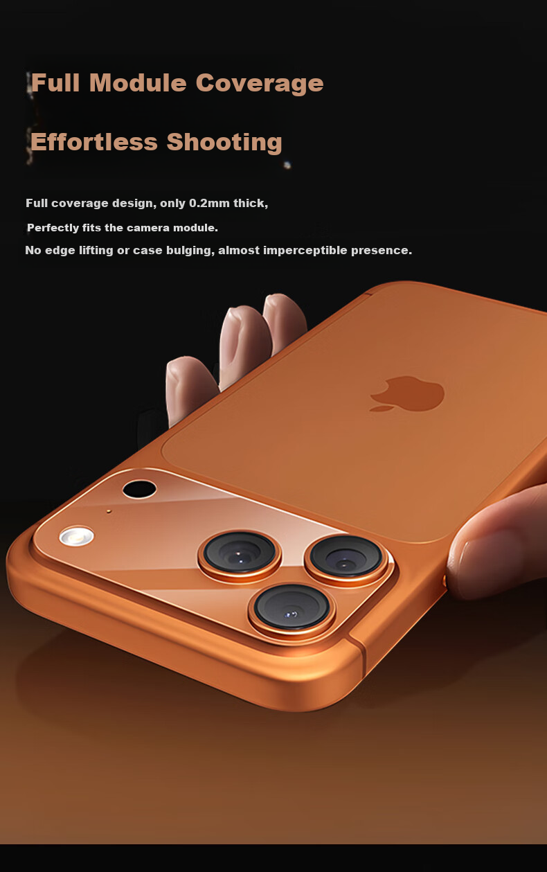 X-IT Apple iPhone 17 Pro Max Lens Protective Film Full Coverage Camera Module Scratch-Resistant Back Cover 4