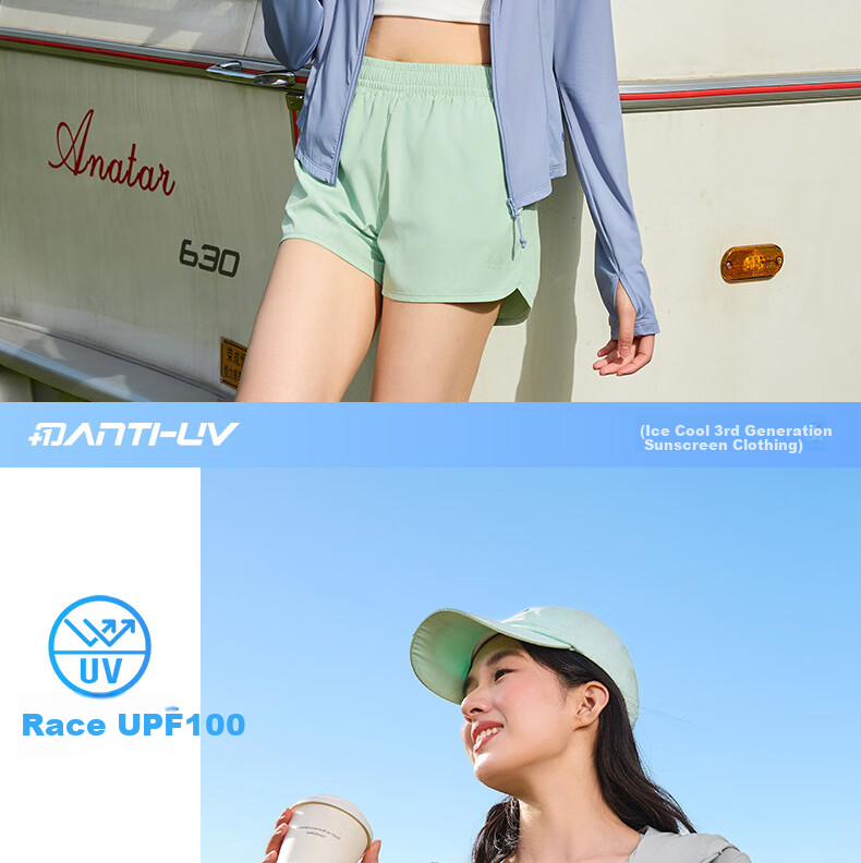361° Women's Sunscreen Jacket Spring Summer UPF100+ UV Protection Slim Outdoor Sports Coat 662624606-5 12