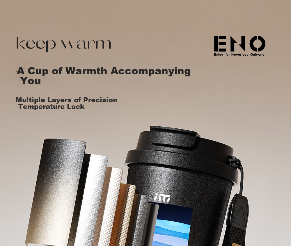 Eno Coffee Insulated Tumbler Men's Portable High-End Travel Water Bottle 2025 New Model 9