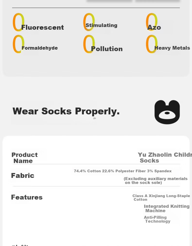 YUZHAOLIN 5 Pairs Kids Solid Color Cotton Socks Autumn Winter Seamless Mid-Calf Boys Antibacterial Odor-Resistant Sports Long Socks 14