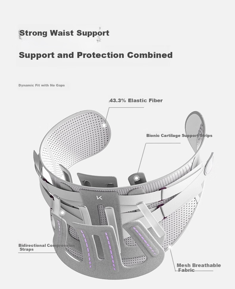 Keep Medical Lumbar Support Belt for Lumbar Disc Herniation, Lumbar Muscle Strain, Prolonged Sitting and Standing, Waist Support, Lumbar Spine Protection for Women 3
