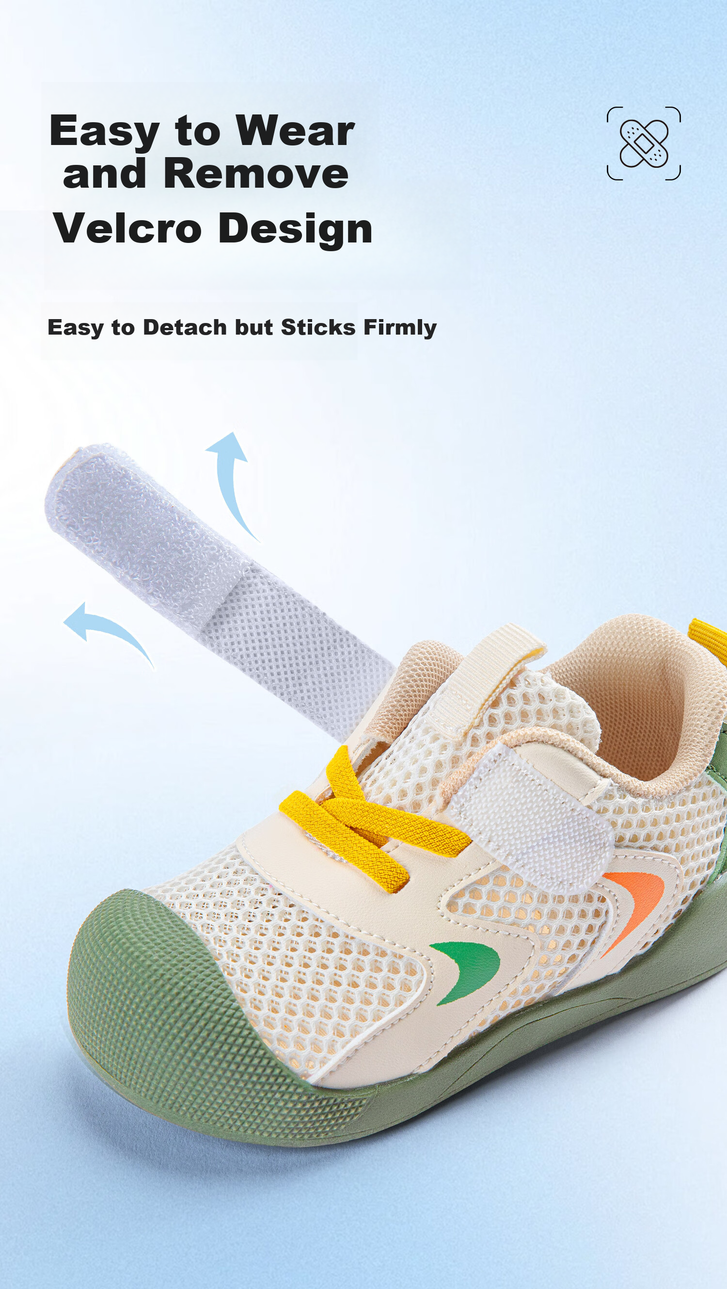 More Rabbit Children's Soft Sole Walking Shoes Four Seasons New Breathable Mesh Anti-Kick Baby Boys Girls Steady Walking Shoes 15