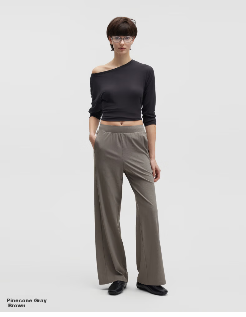 Bananain [Liu Haocun's Choice] Liangpi 301 Cool Women's Quick-Dry Ice Silk Straight-Leg Pants, Slimming Casual Sports, New for 2026 24