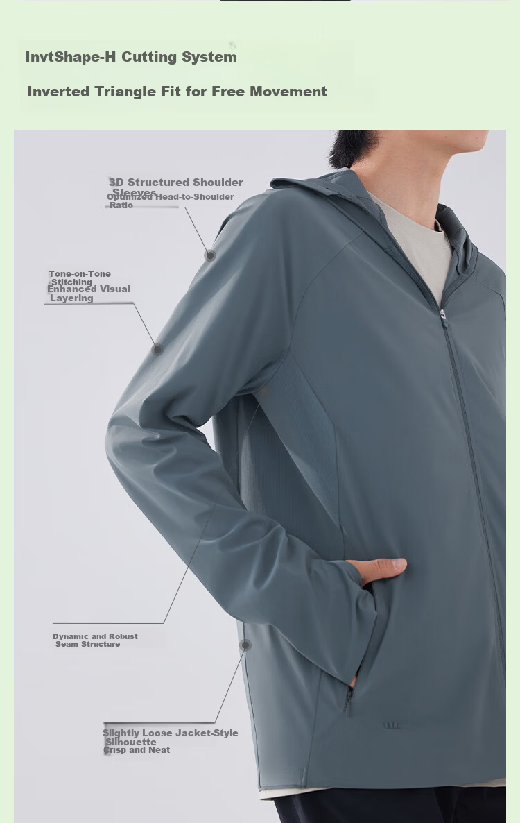 Beneunder Ice Silk Sun Protection Jacket for Men UV Protection Cooling Breathable Outdoor Fishing AL106 23