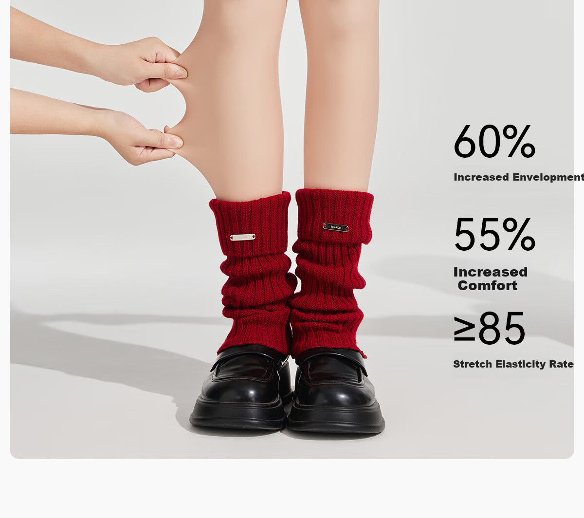 Sanduo Cotton Nine-Point Bare-Leg Magic Autumn Leggings Tights Women Skin Color Natural Color Thickened Fleece-lined Stockings 18