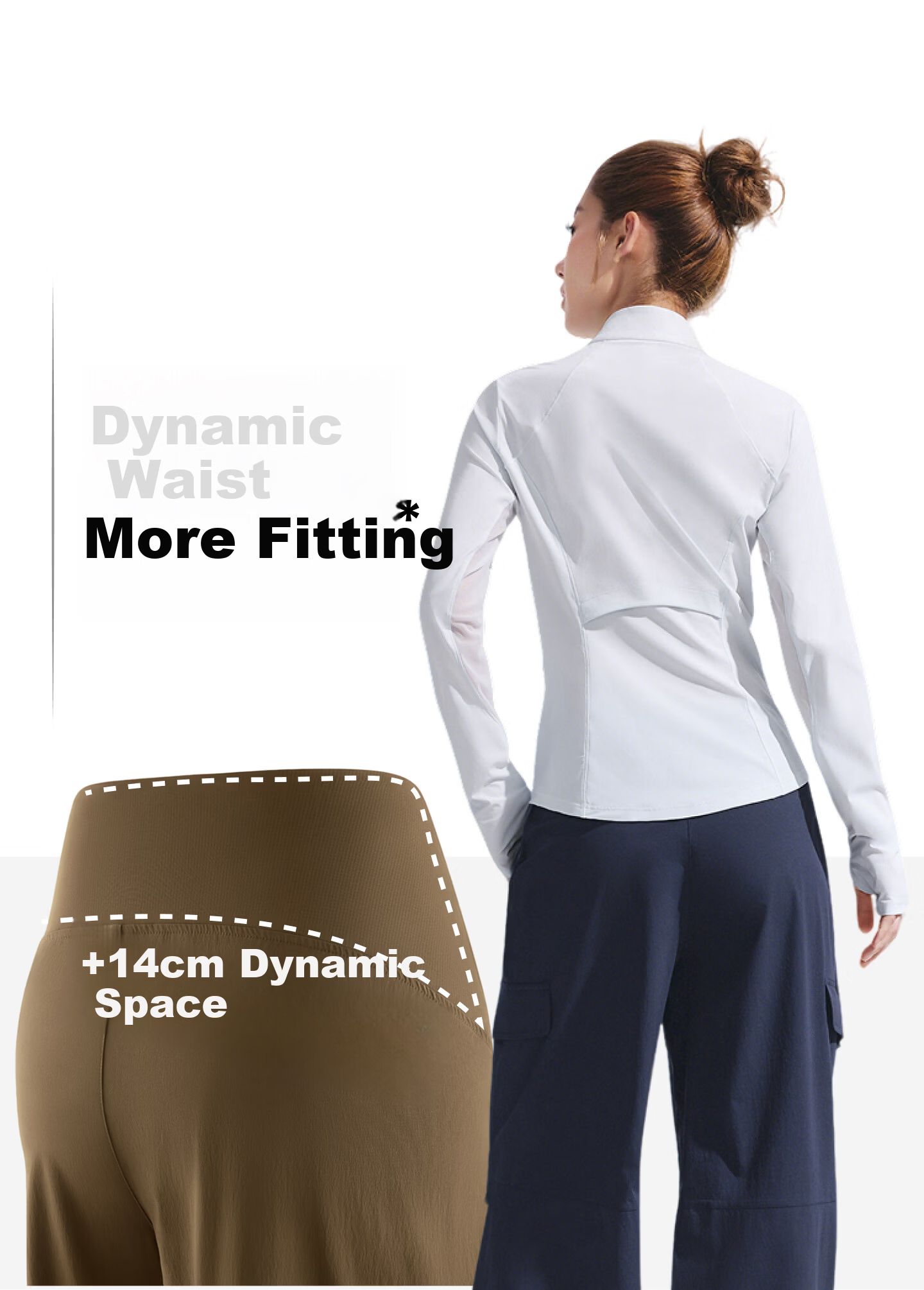 Beneunder Workwear Paratrooper Pants Hiking Casual Loose Wide-Leg Sun Protection Pants for Women WR247 8