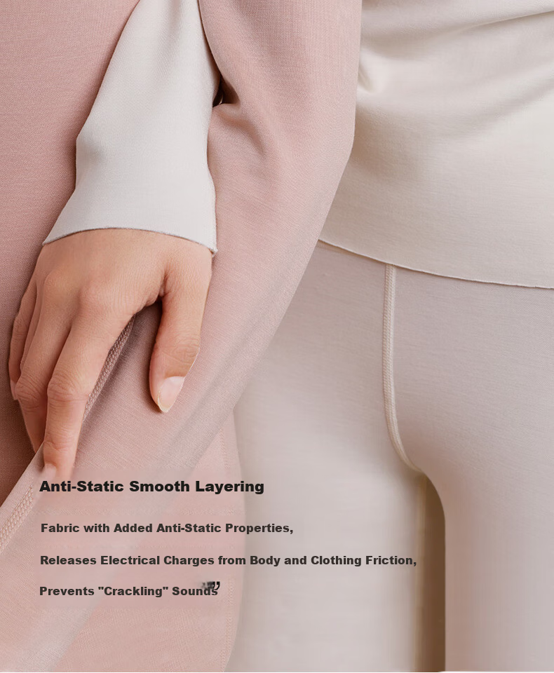 Aimer Milk Series Thermal Underwear, Autumn And Winter Antibacterial And Anti-Static, Black Top, S160 20