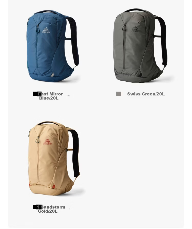 GREGORY Cloud Trekking Backpack, 20L Outdoor Hiking Bag, Climbing Lightweight Breathable Backpack for Men, 40J 8