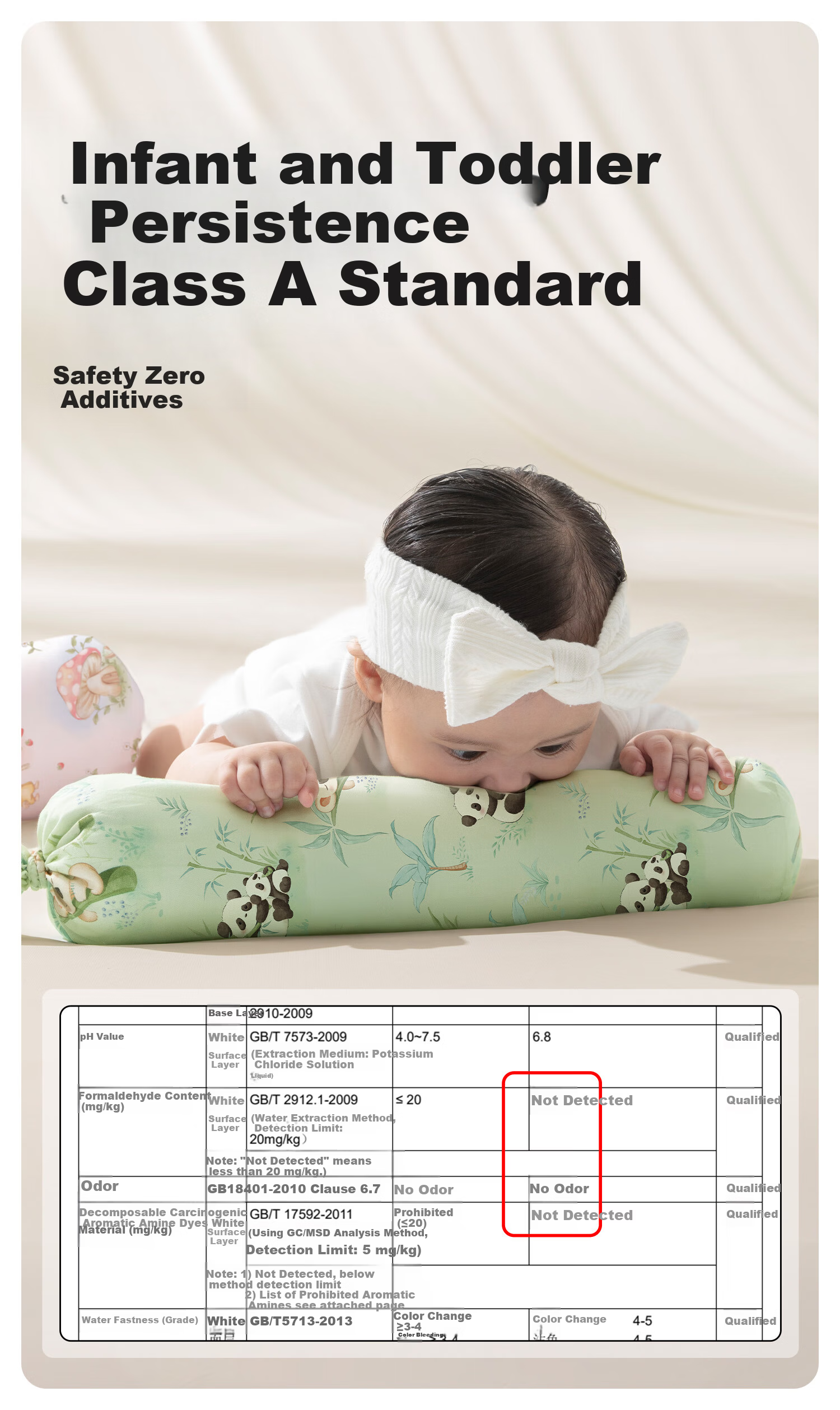 More Rabbit Baby Side Sleeping Support Pillow 0-6 Months Shaping Pillow Anti-Reflux and Turning Pillow for Infants 11
