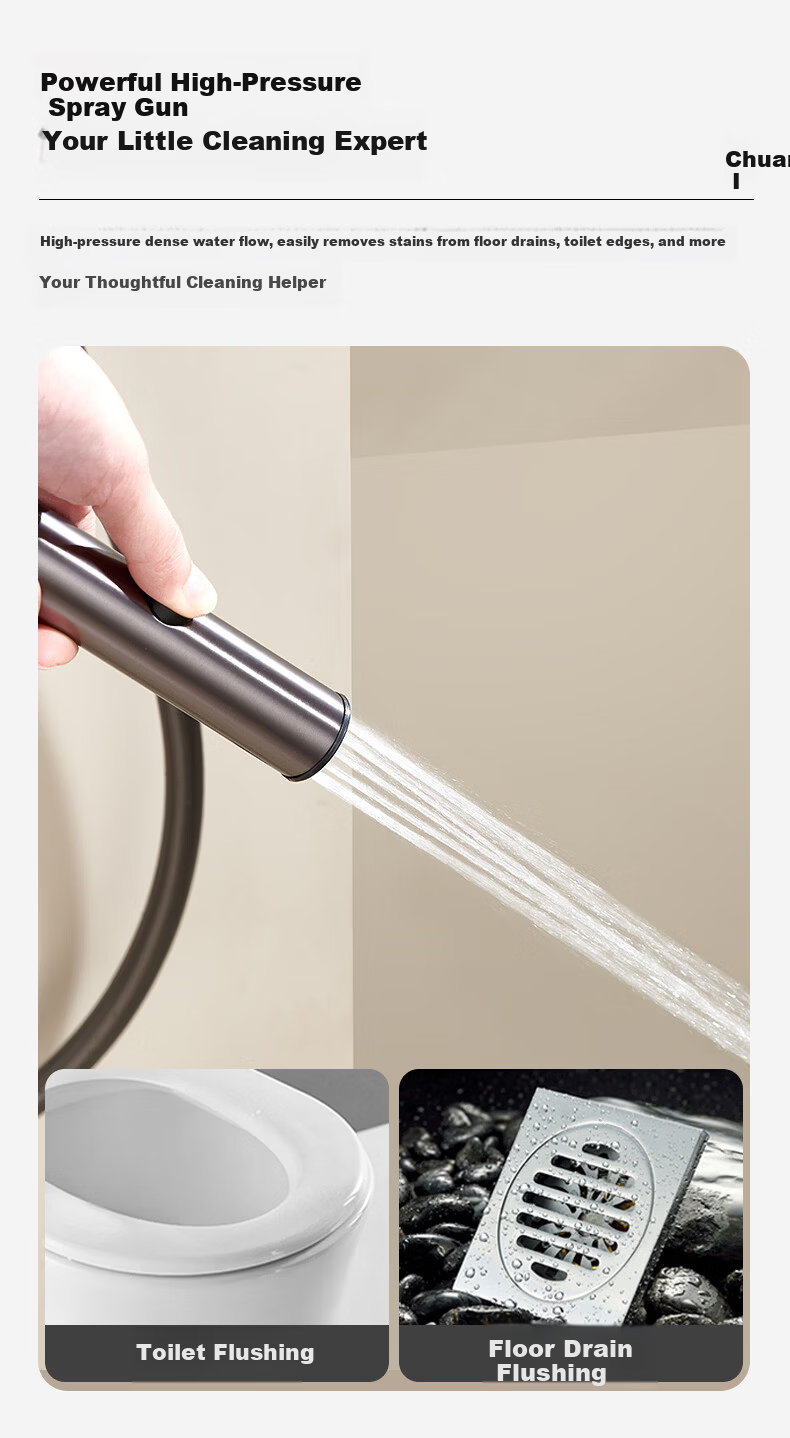 KEGOO Shower Set Integrated Four-Function Piano Key Bathroom High-Pressure Shower Head Bathing Kit K4108 12