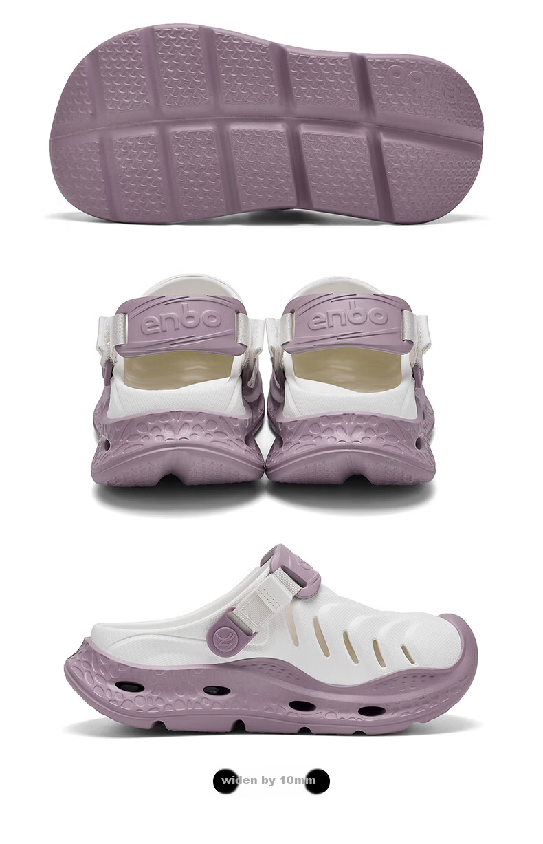 ENBO 2026 Spring New Sports Clog Shoes Comfortable Sandals Casual Shoes Glow Yellow 37 (235mm) 17