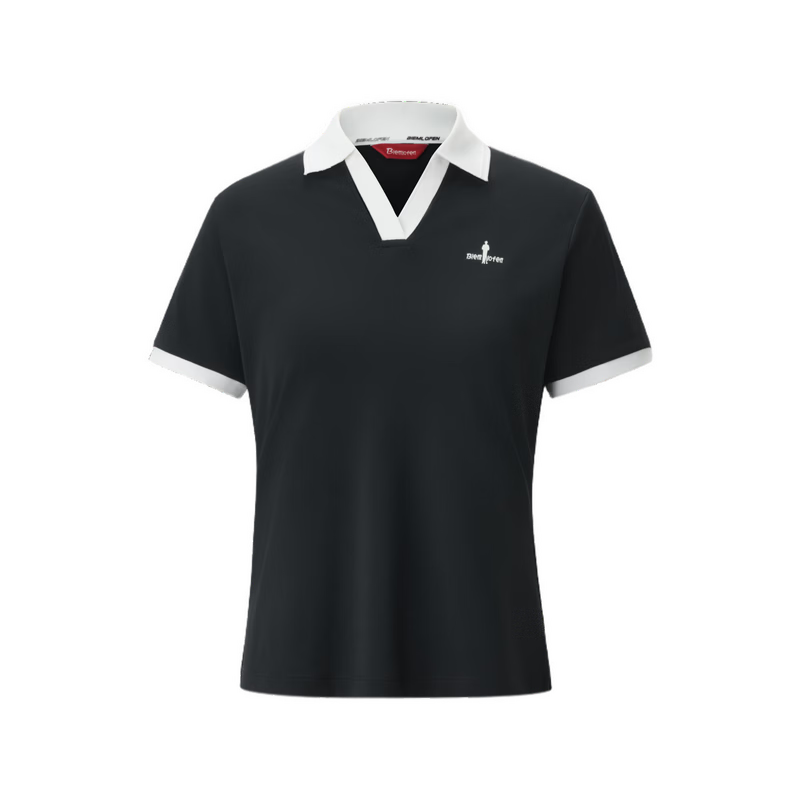 Biyinlefen [Sun Protection Moisture-Wicking Quick-Dry] 2026 Spring Summer New Women's Casual Outdoor Seagull Collar Short Sleeve Polo Shirt