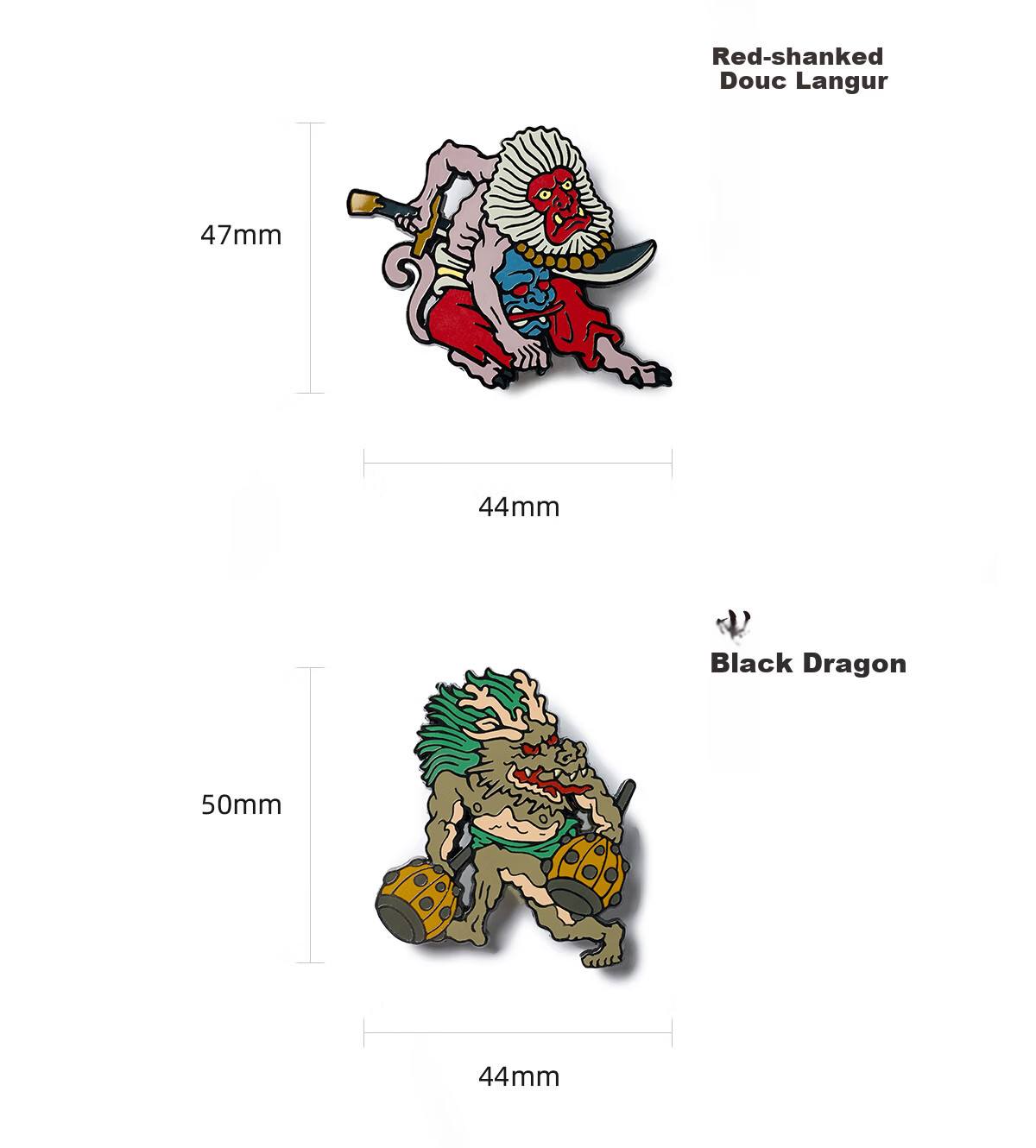 Black Myth: Wukong Shadow Emblem Badge Set (II) Official Metal Magnetic Brooch Pin Refrigerator Magnet Accessories Gift 4