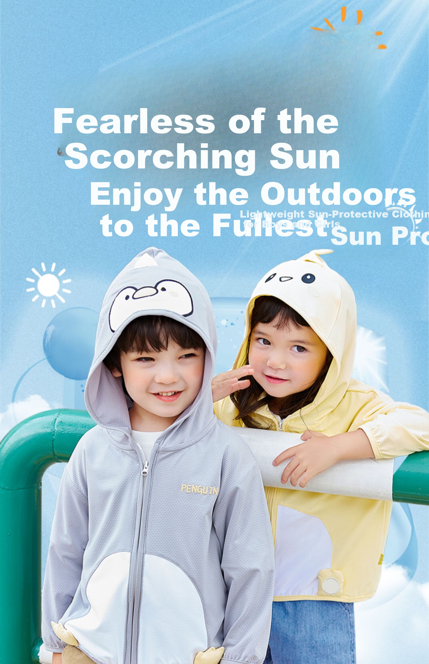 Dudujia Baby Sun Protection Clothing, Lightweight Infant Sun Protection Garment, Summer Wear for Boys, Outdoor Children's Outerwear, Thin, Yellow Chicken Desig 2