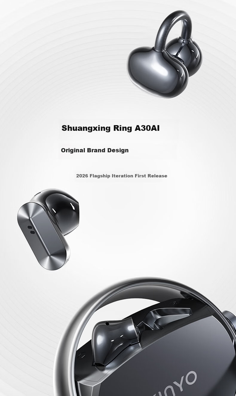 Jinyun (KINYO) [Women's Exclusive | Latest 2026 Model] Bluetooth Earphones Clip-On Semi In-Ear Two-Piece Two-In Long Battery Life, Comfortable for Extended Wear 15