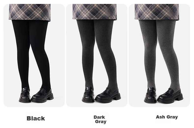 Bonas Plus Size Thickened Fleece-Lined Tights Autumn Winter Slimming Warm Leggings for Women 19