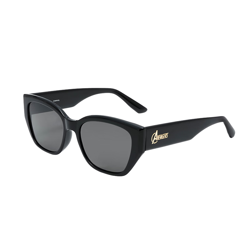 Disney Men's Trendy Black Frame Sunglasses High-End Outdoor UV Protection Marvel 2026 New Men's Sunglasses