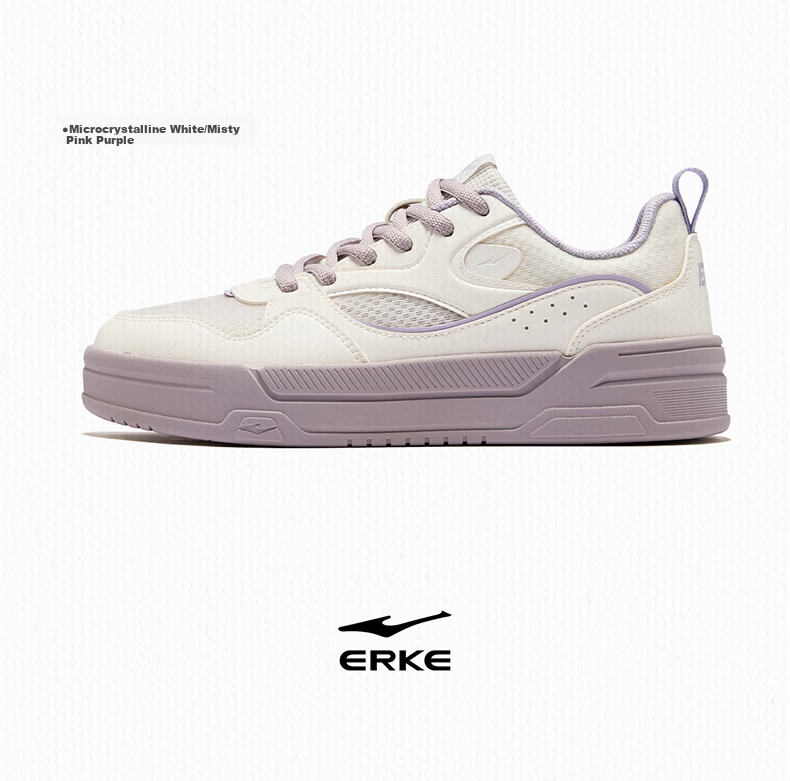 ERKE Women's Sneakers 2026 Summer New Comfortable Breathable Thick Sole Height Increasing Casual Sports Shoes | Banxia 4 9