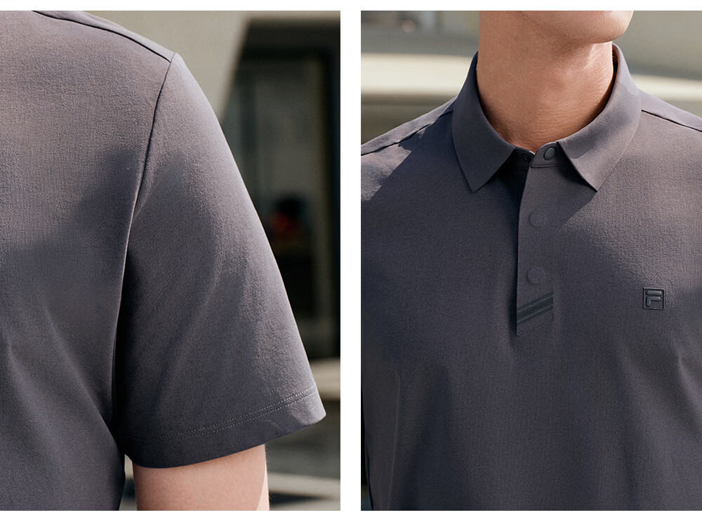 FILA Official Wang Yang Men's Knitted Short Sleeve Polo Shirt 2026 Summer Moisture-Wicking Quick-Dry Comfortable Top 28