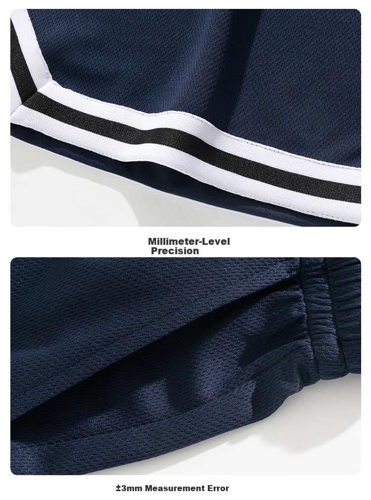 GLM Men's American Style Sports Shorts Summer Ice Silk Thin Basketball Quick-Dry Plus Size Casual Pants 3