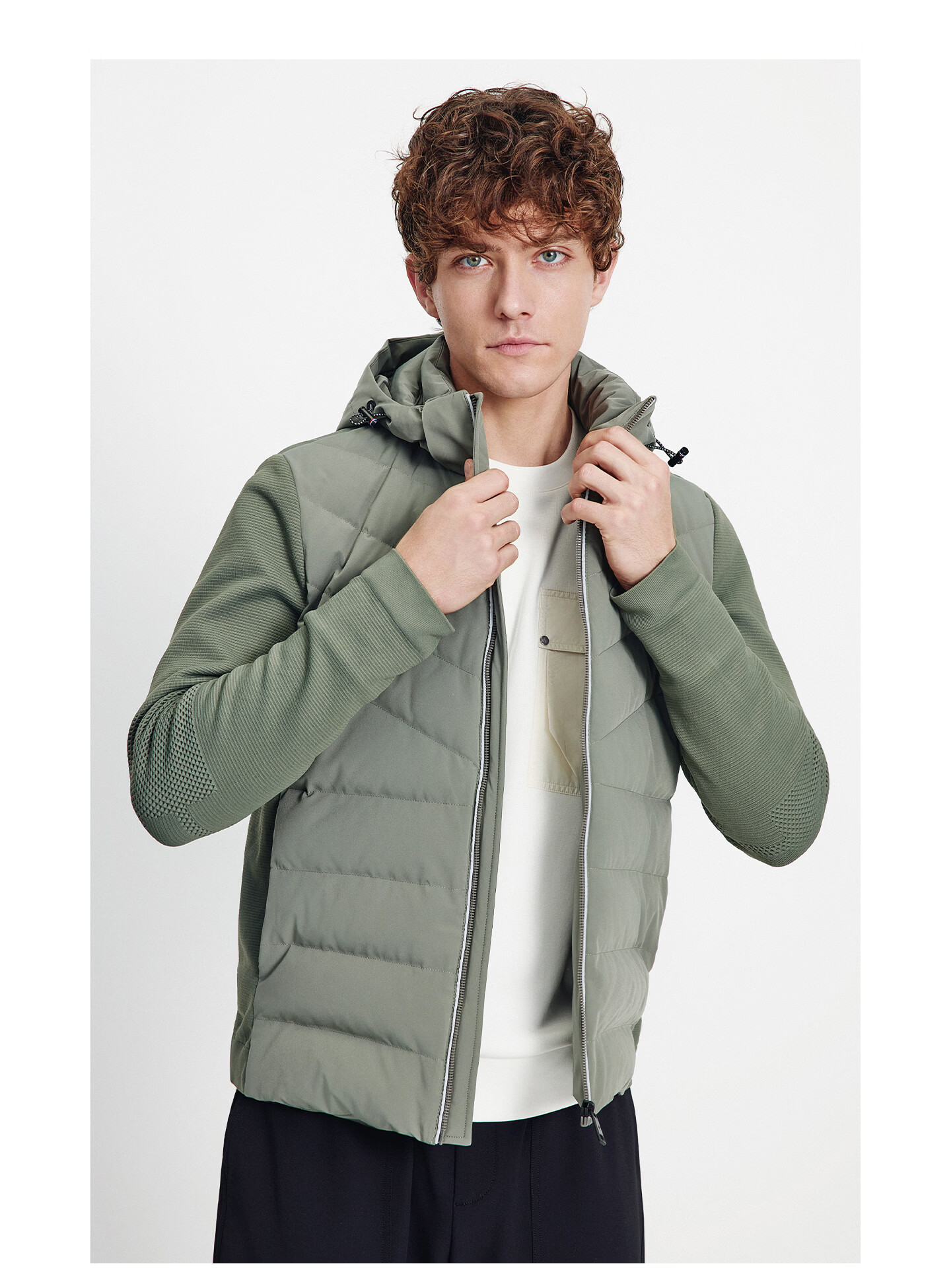 Navikail Italian Small Sailboat 25th Anniversary New Men's Hooded Down Jacket Thin Sports Coat 1341605505 21