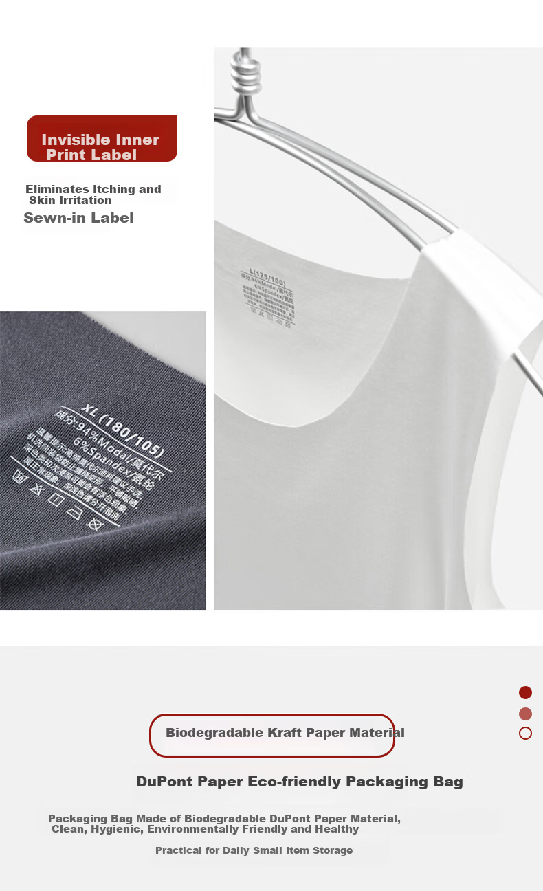 Mengyangwang Men's Modal Racerback Vest Summer Thin Seamless Sports Fitness Sleeveless Base Layer 21