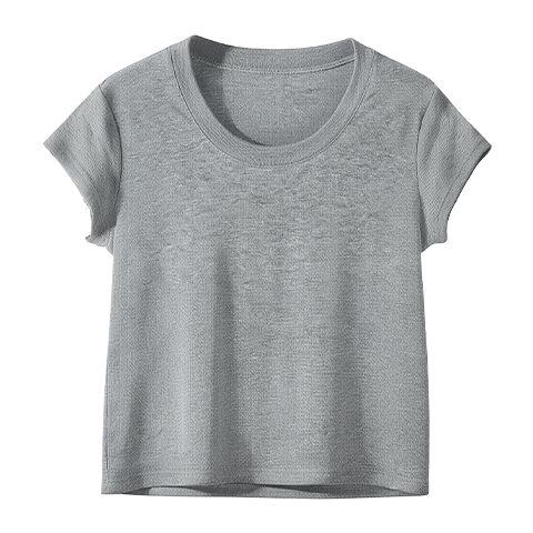 Urban Beauty Women's Black Short Sleeve T-Shirt Summer Slim Fit Base Layer Top [Black XL]