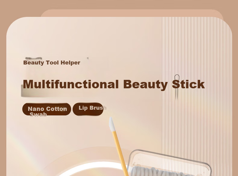 Chense Disposable Eyeliner Brush Lip Liner Pen Aegyo Sal Shadow Brush Portable Detailed Makeup Brush 50pcs 1