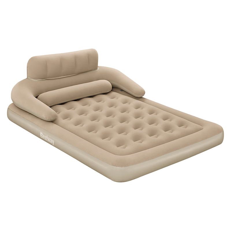 Bestway Xingqi Self-Inflating Air Mattress with Built-in Pump Double Backrest Outdoor Camping Home Floor Sleeping Pad 671DN