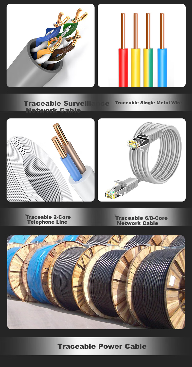 Smart Mouse NF-811 Cable Tracker Kit for Four-Core Network Cable, 60V Voltage Resistant Wiring Assistant Tester 4