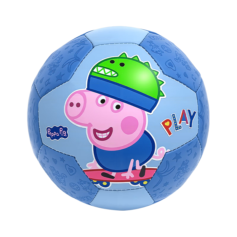 Haha Ball Children's Toy Ball Peppa Pig No.2 Sewn Soccer Ball Baby Pat Ball Small Leather Ball Foot Protection Children's Gift