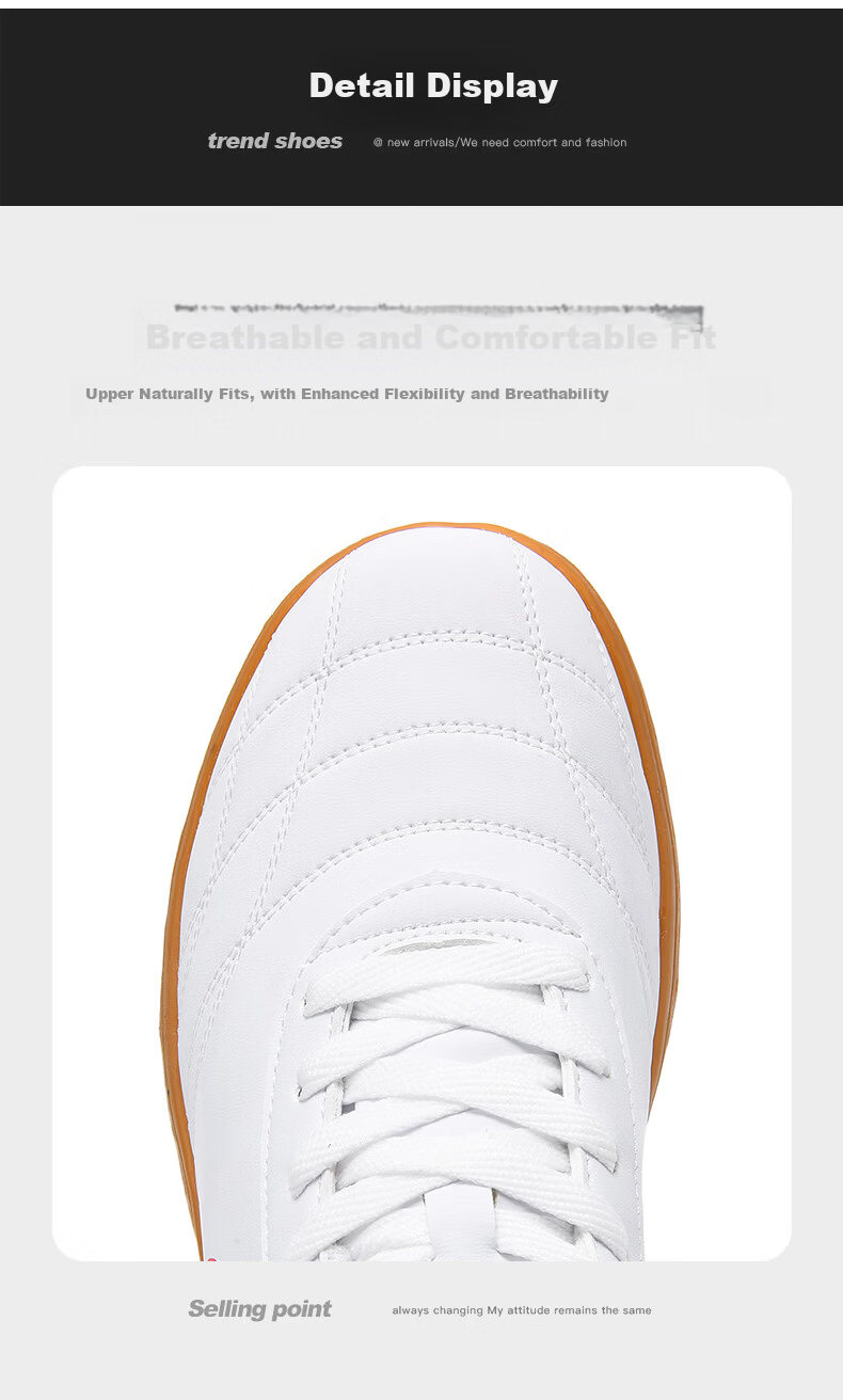 Shuangxing Bate Tai Chi Taekwondo Martial Arts Thick Sole Beef Tendon Soft Leather Sports Team Performance Competition Training Shoes for Middle-aged and Elderly Men and Women 3