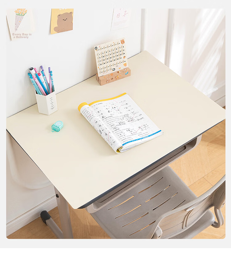 JD Jingzao Desk Mat Computer Desk Pad Desktop Protector Office Desk Mat Student Writing Pad Green Gray 60x120cm 23