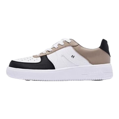 QIAODAN Men's Shoes, Spring And Summer Low-Top Sneakers, Thick-Soled Heightening Casual White Shoes, Sports Shoes, Non-Slip Wear-Resistant Skateboard Shoes for Me