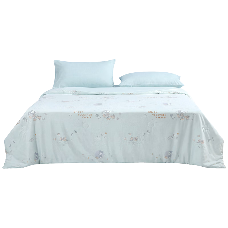 Disney Summer Cooling Quilt Double Air Conditioning Cooling Ice Silk Thin Washable Antibacterial Class A 200