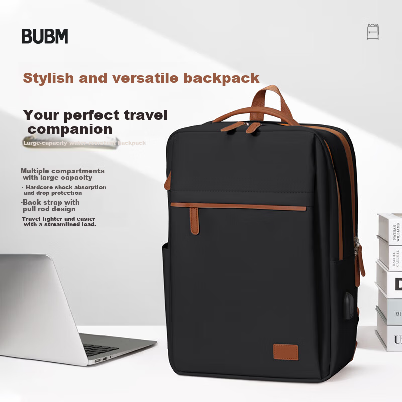 Biyoumei Large Capacity Casual Business Commuter Laptop Backpack for Women