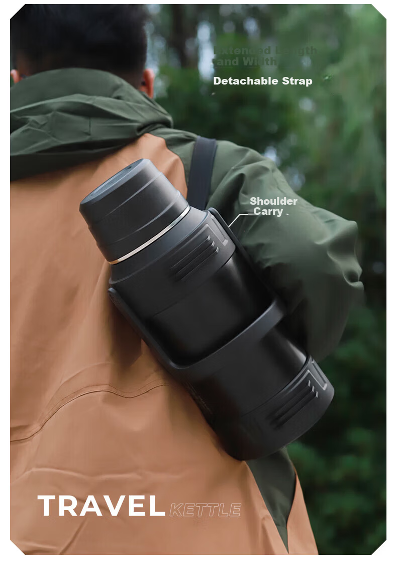 NRMEi Outdoor Insulated Bottle Large Capacity 72-Hour Long-Lasting Insulation 316 Stainless Steel Portable Large Insulated Water Flask 16