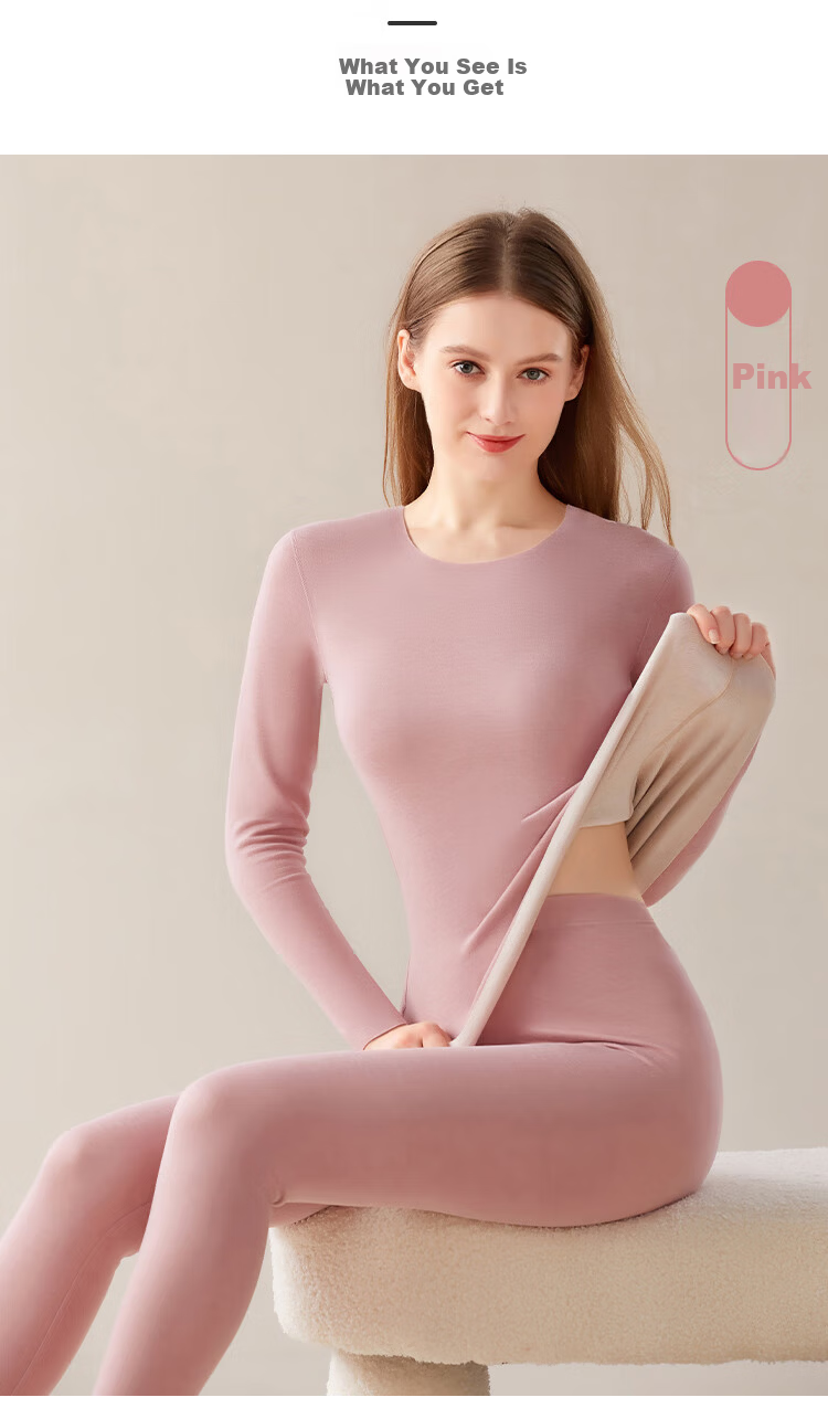 Langsha Thermal Underwear Autumn Winter Unisex Seamless Customizable Base Layer Top with Wool and Mulberry Silk 17