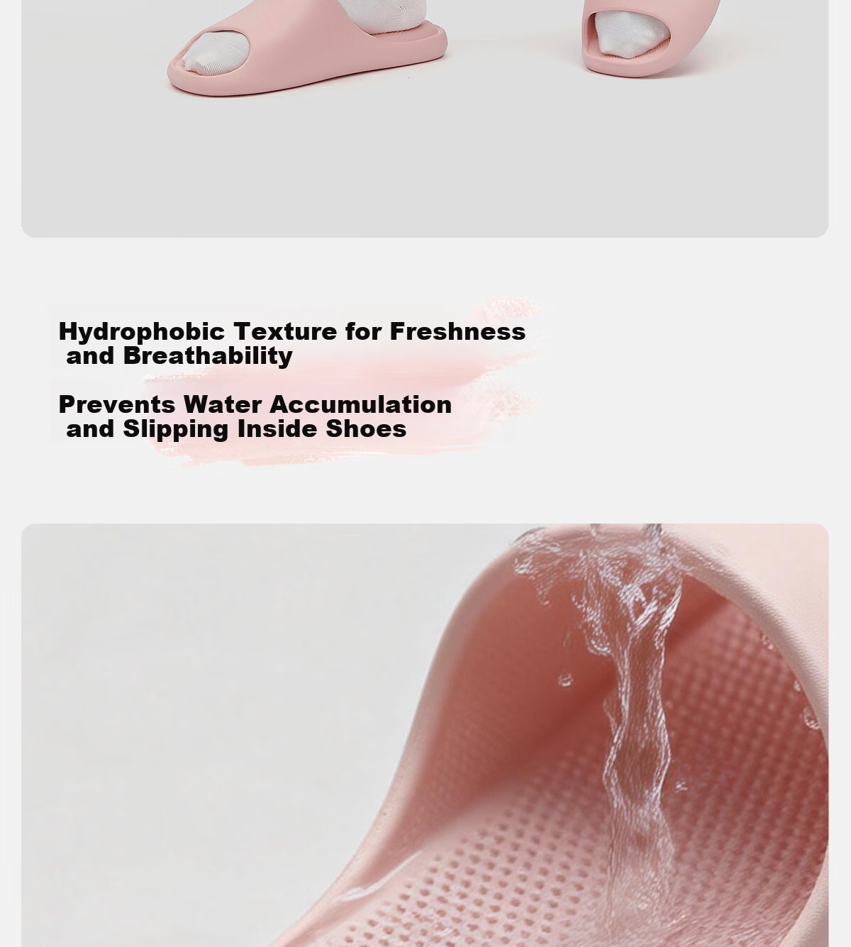 Mercury Home Textiles Antibacterial Slippers Men's Summer 2026 New Indoor Bathroom Couple Soft Sole Beach Sandals Women's 9