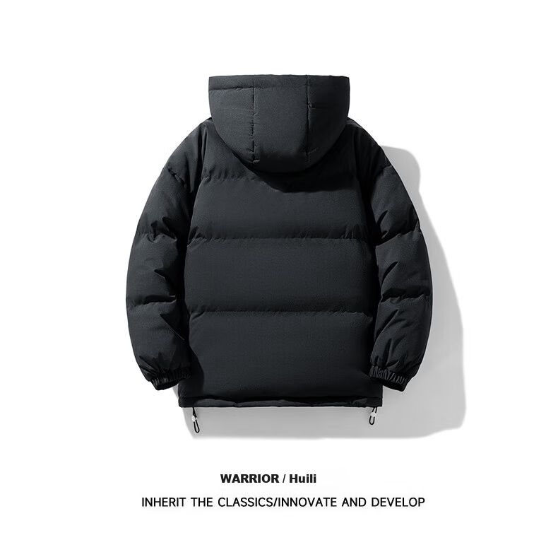 Warrior Hooded Cotton Padded Jacket New Winter Thickened Windproof Warm Casual Cotton Coat 13